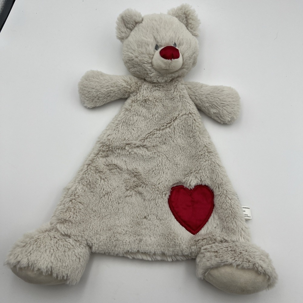Lovey Rattle Birthstone Garnet  Demdaco‎ Children's Animal Blankie Bear January